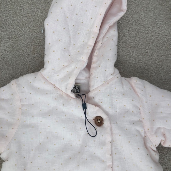 NEW! Bonton by Bonpoint pink baby jacket - Picture 5 of 7